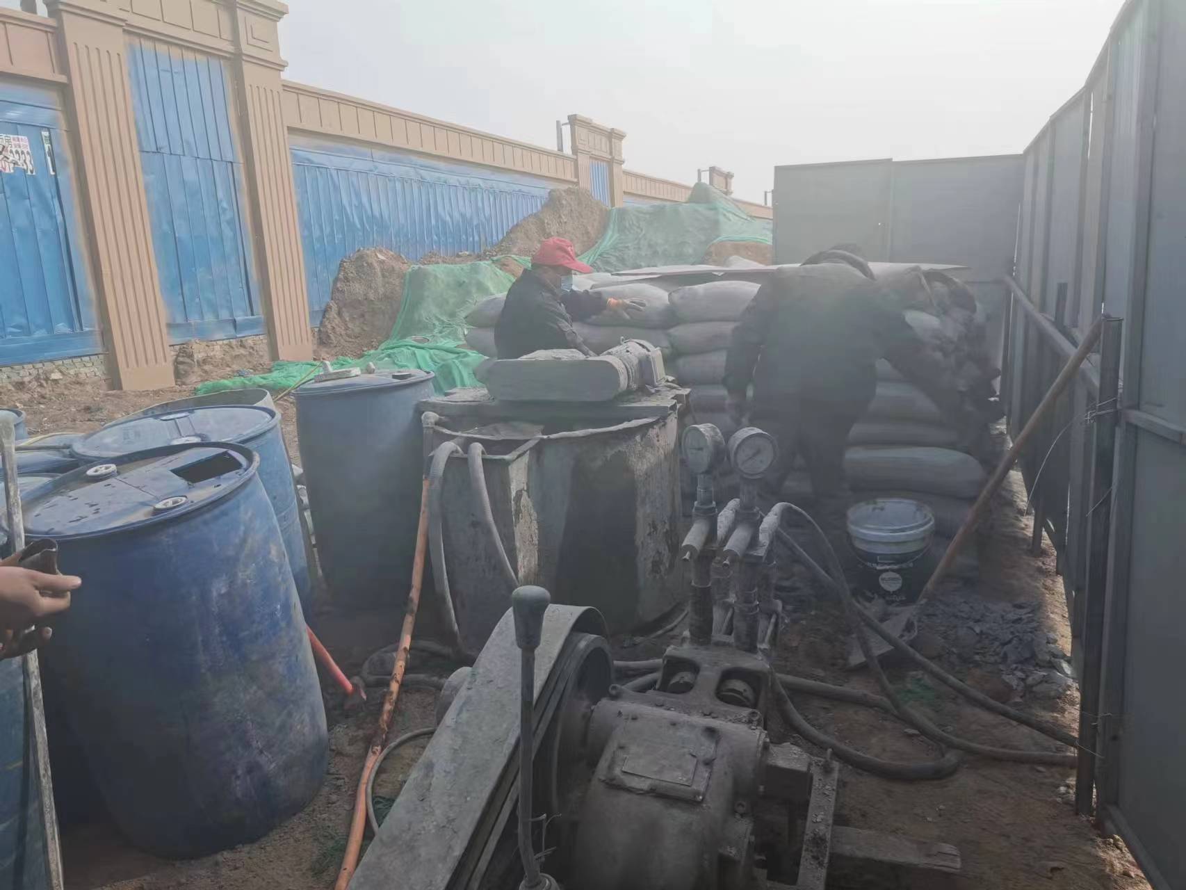 陈巴尔虎房屋下沉注浆